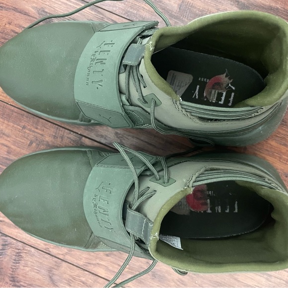 Green Fenty high top sneakers - Picture 5 of 6